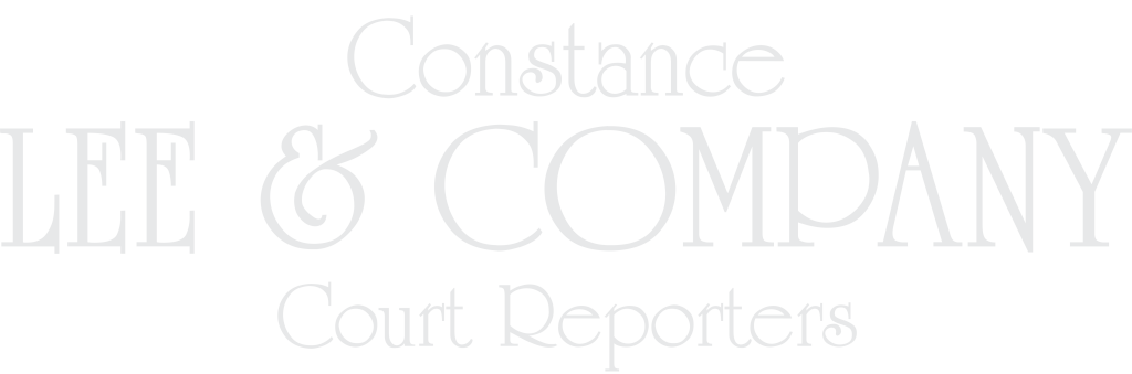 Constance Lee and Company Court Reporters Logo